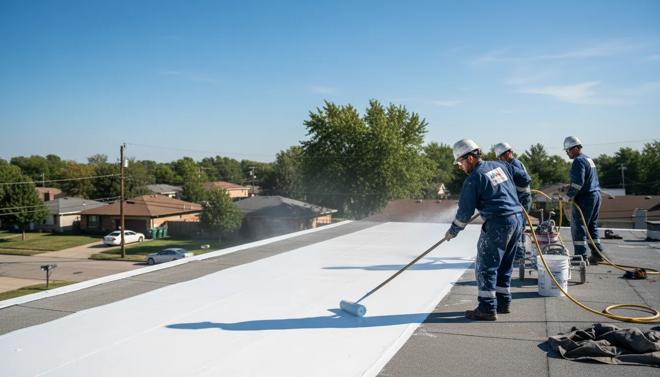 Commercial roof coating in Middletown, RI near me